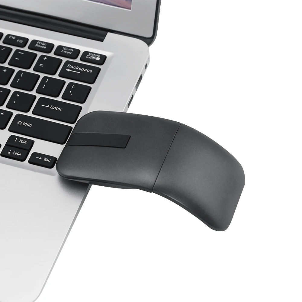 Беспроводная игровая мышь 2 4G Usb оптическая Складная Мышь ультра-тонкая сенсорная