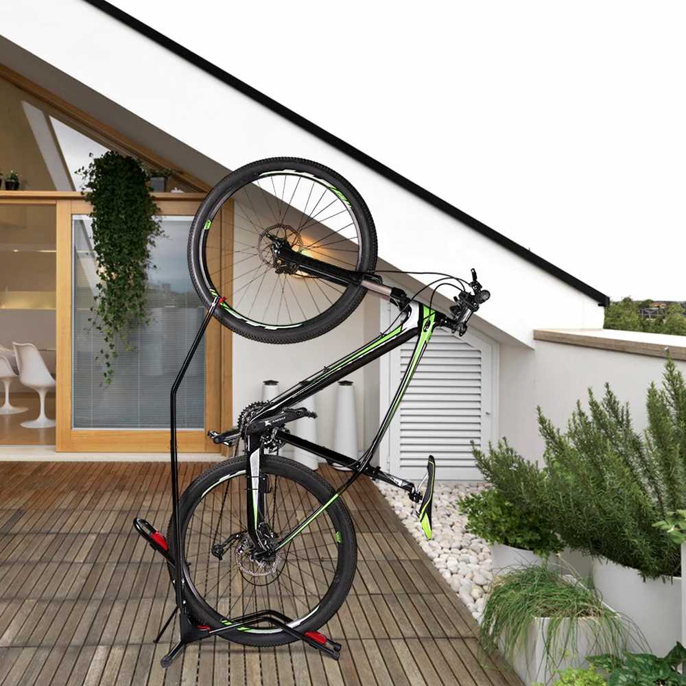 

Bicycle Parking Rack Multifunctional Mountain Road Bike Hook Stand Vertical Hanger Rack Stationary Adjustable Bike Repair Stand