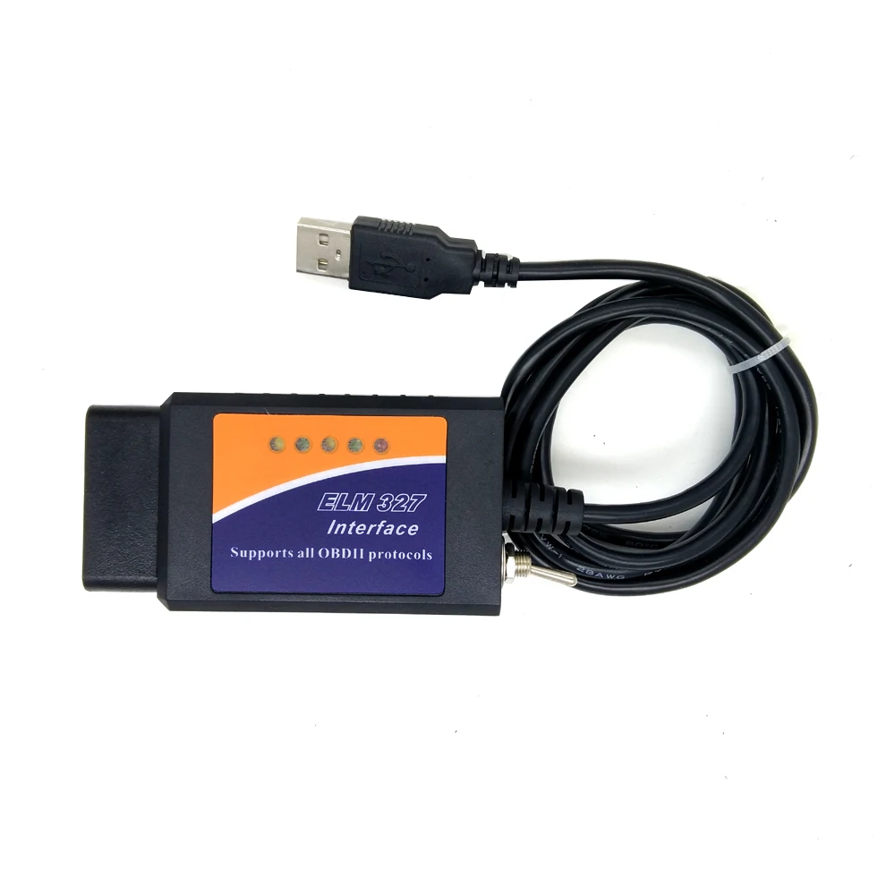 Диагностический сканер ELM327 USB V1.5 с выключателем OBD2 модифицированный для Ford Forscan