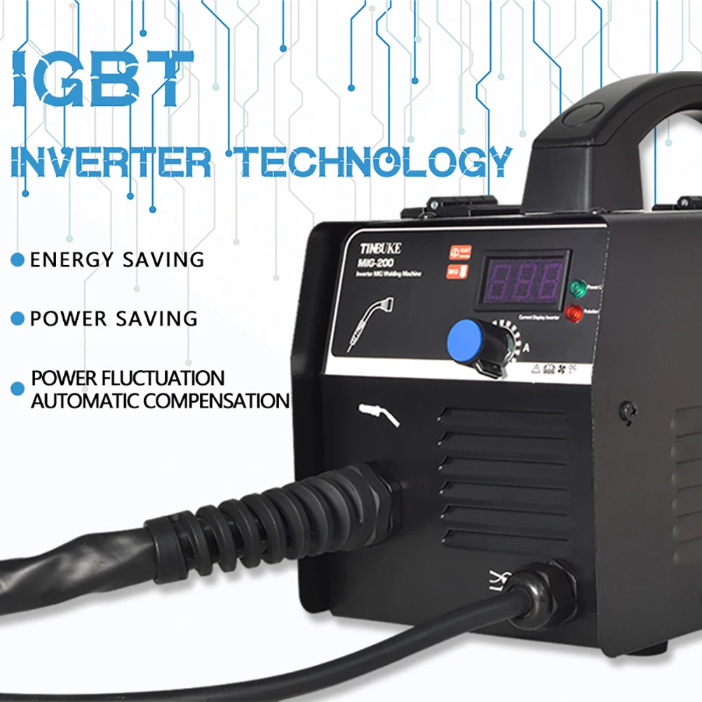 

TINBUKE CO2 Gas Shielded Welding Machine MIG200 Household Airless Gas Shielded Welding Machine Integrated Machine