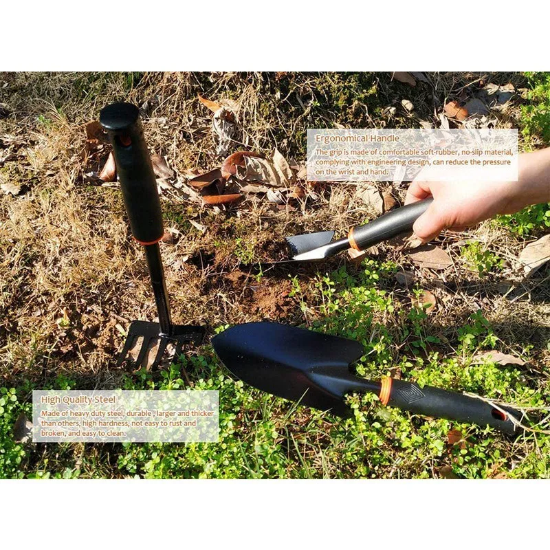 Лучшие наборы садовых инструментов ручной шпатель 5 грабельные зубцы с головкой