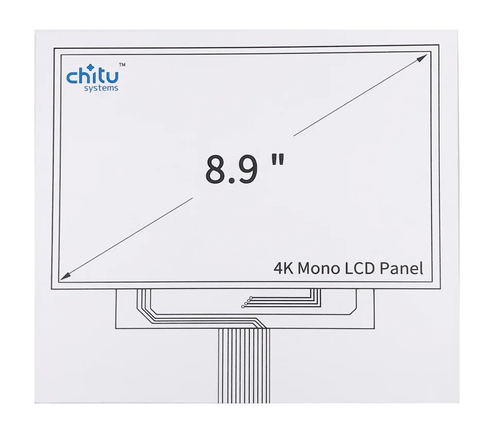 Монохромный ЖК-экран PJ089Y2V5 8 9 дюйма 4K 3840*2400 для принтера Anycubic PHOTON Mono X SLA с