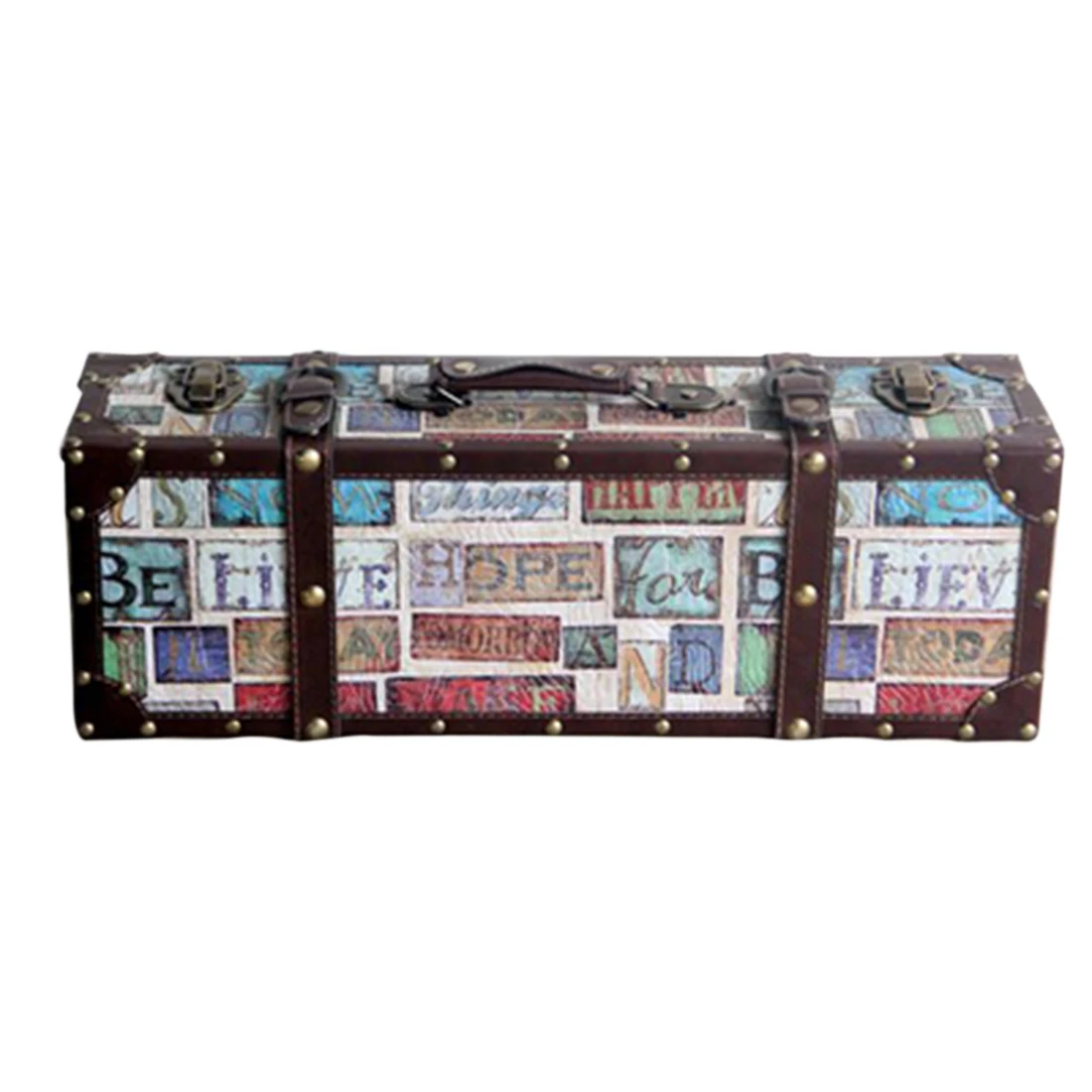 

Outdoor Retro Luggage Case Dollhouse For 1/6 BJD Dolls Toy For Children Kids Educational Toys Birthday Gift - Colorful Bricks