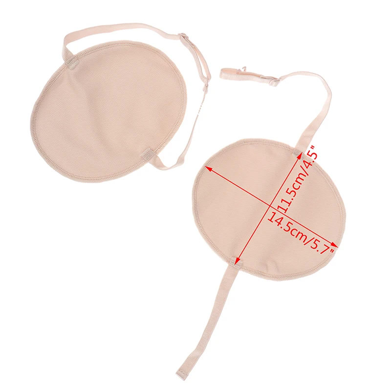 

1Pair Reusable Washable Underarm Sweat Shield Pad Skin Color washable Armpit Sweat Absorbing Guards Shoulder Strap