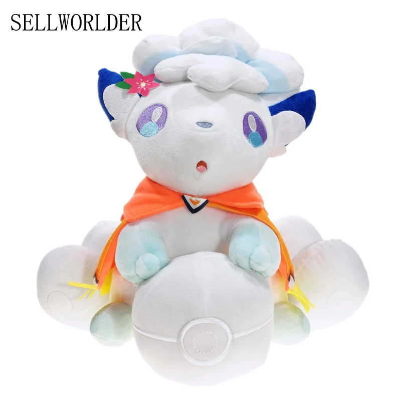 ICE Vulpix-juguetes de peluche, 28cm-0