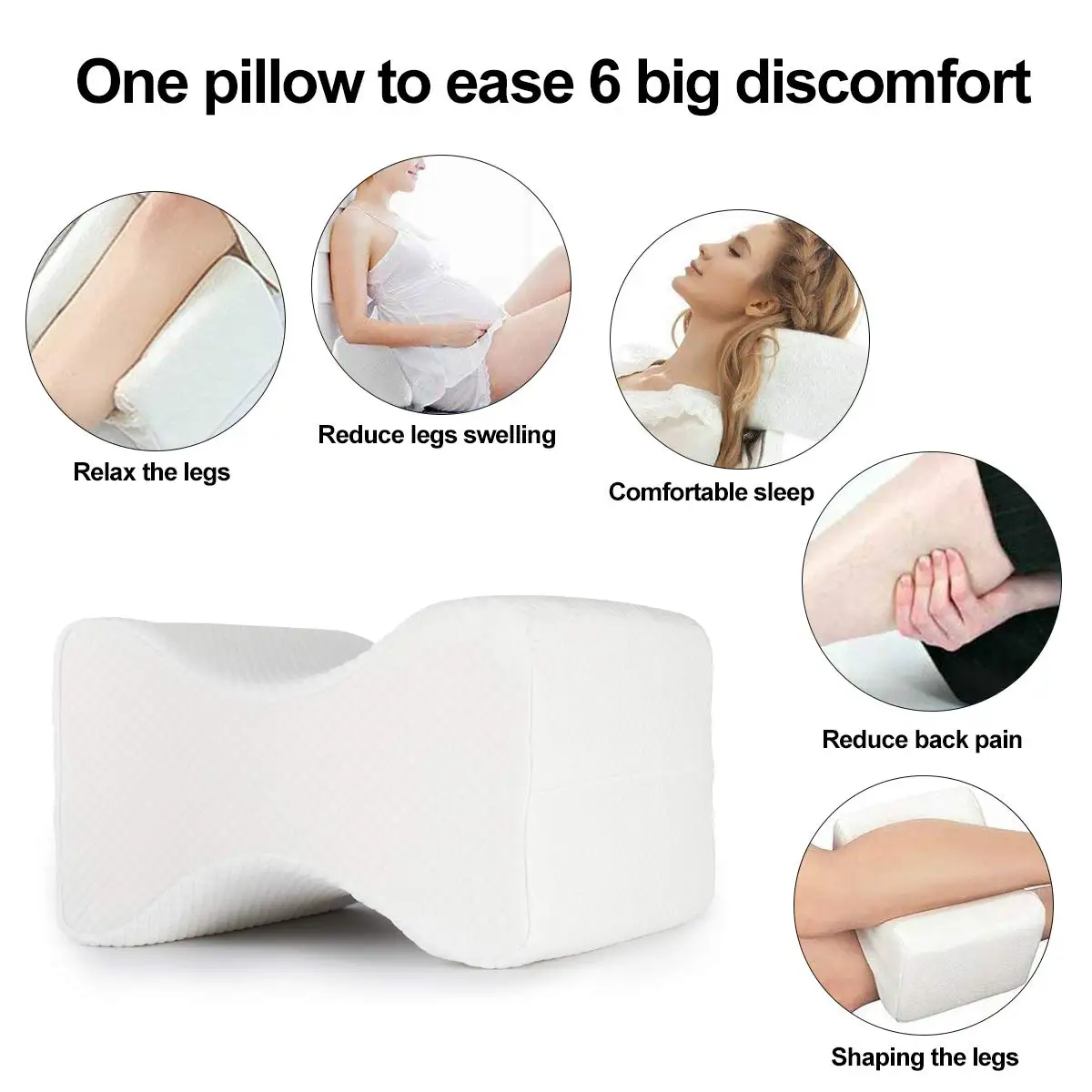 Ортопедическая медленный отскок Memory foam наколенники для беременных Женская