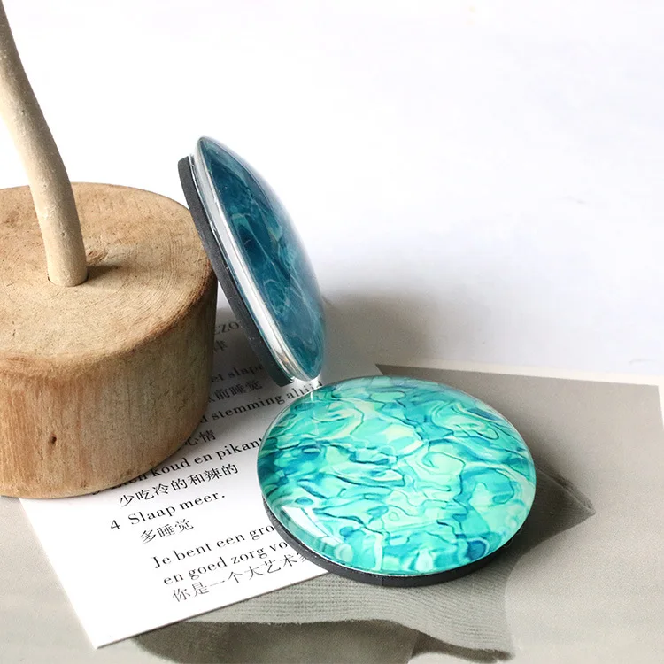 QIYUE креативные 12 шаблонов цветные стоны магнитные хрустальные круглые