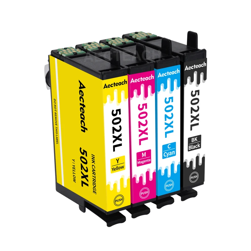 Aecteach совместимый чернильный картридж для принтера EPSON 502 T502 XL Expression Premium XP5100 XP5105 &amp