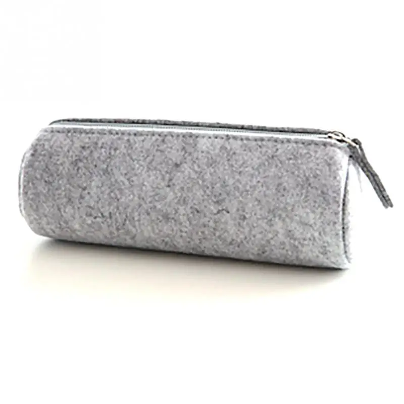 Pencil Bag Pen Storage Case Capacity Bags Holder Felt Large Unisex Pouch New Zipper Totes Pencilcase | Канцтовары для офиса и