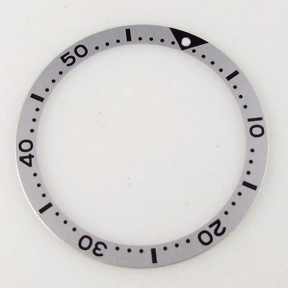 БЛИГЕР 45 мм Корпус автоматических часов подходит для движения NH35A NH36A серого вставки сапфировый кристалл щеткой завинчивающейся коронки.