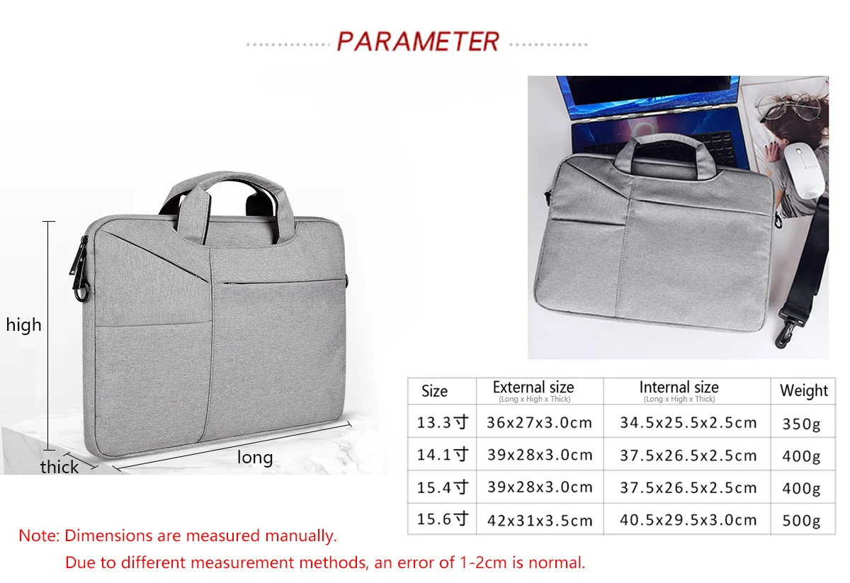 Чехол для ноутбука плечевой ремень сумка компьютера Macbook Air Pro Retina 13 14 15 16 дюймов HP