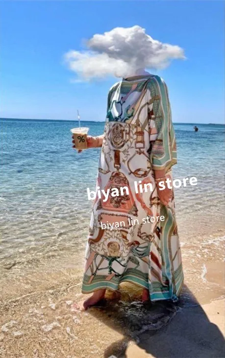 Женское длинное платье с принтом Дашики 6 цветов Длина платья: 130 см обхват груди: