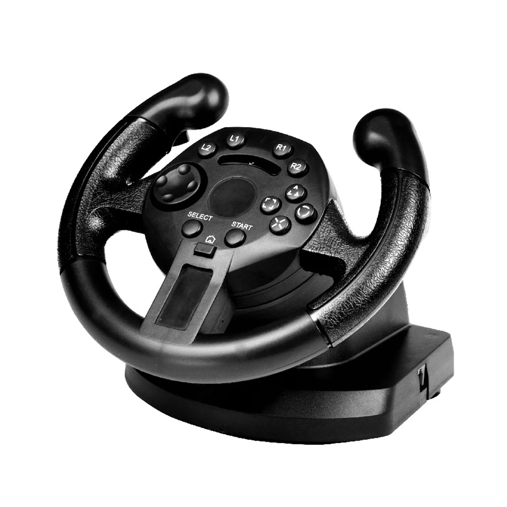 

Racing Steering Wheel For PS3/PC Game Pad 180 Degree Steering Wheel Vibration Joysticks For PS3 Remote Controller Wheels Drive
