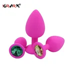 Силиконовая Анальная пробка SML для массажа простаты, для мужчин, геев, точки G, без вибратора, вилка для мужчин, женщин, мужчин, 18 + взрослых пар