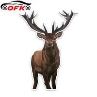 fashion interesting deer car sticker accessories styling decal vinyl window cover scratches waterproof pvc 15cm12cm
