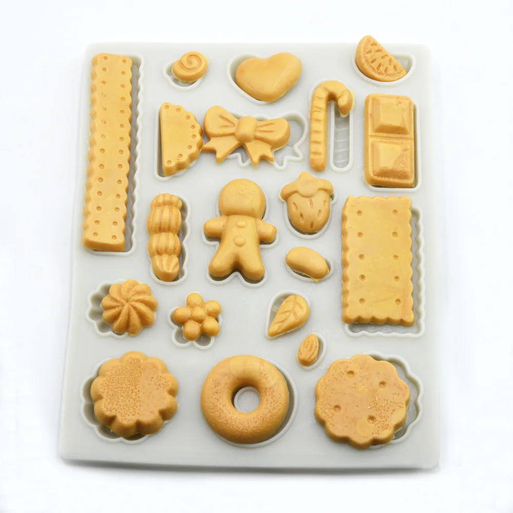 Мультяшный персонаж и бант в форме сердца помадка торт силиконовые формы печенье