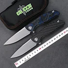 Green Thorn Custom F95 HATI складной нож K110 лезвие углеродное волокно 3D титановая ручка для кемпинга на открытом воздухе выживания тактические инструменты