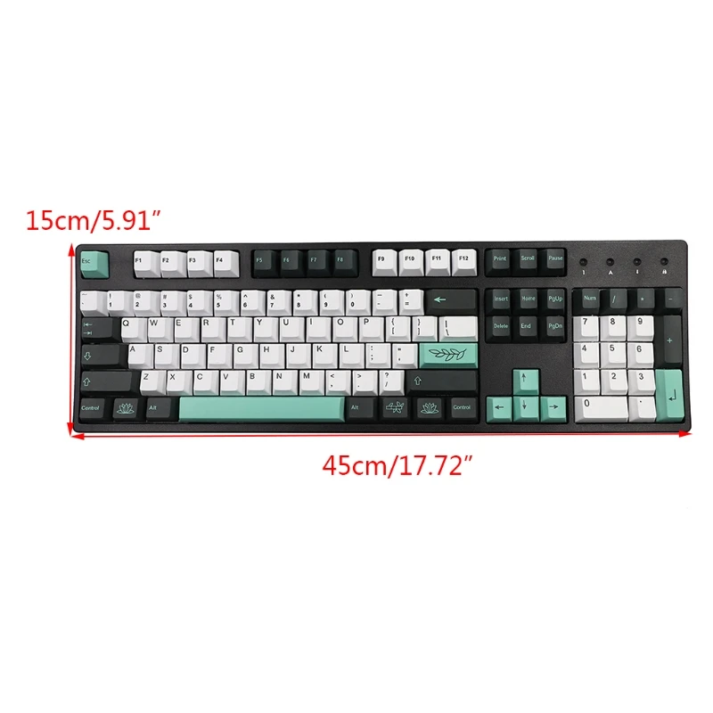 

137 Keys Mechanical Keyboard Cherry Profile DYE-Sub PBT Keycap Garden Theme