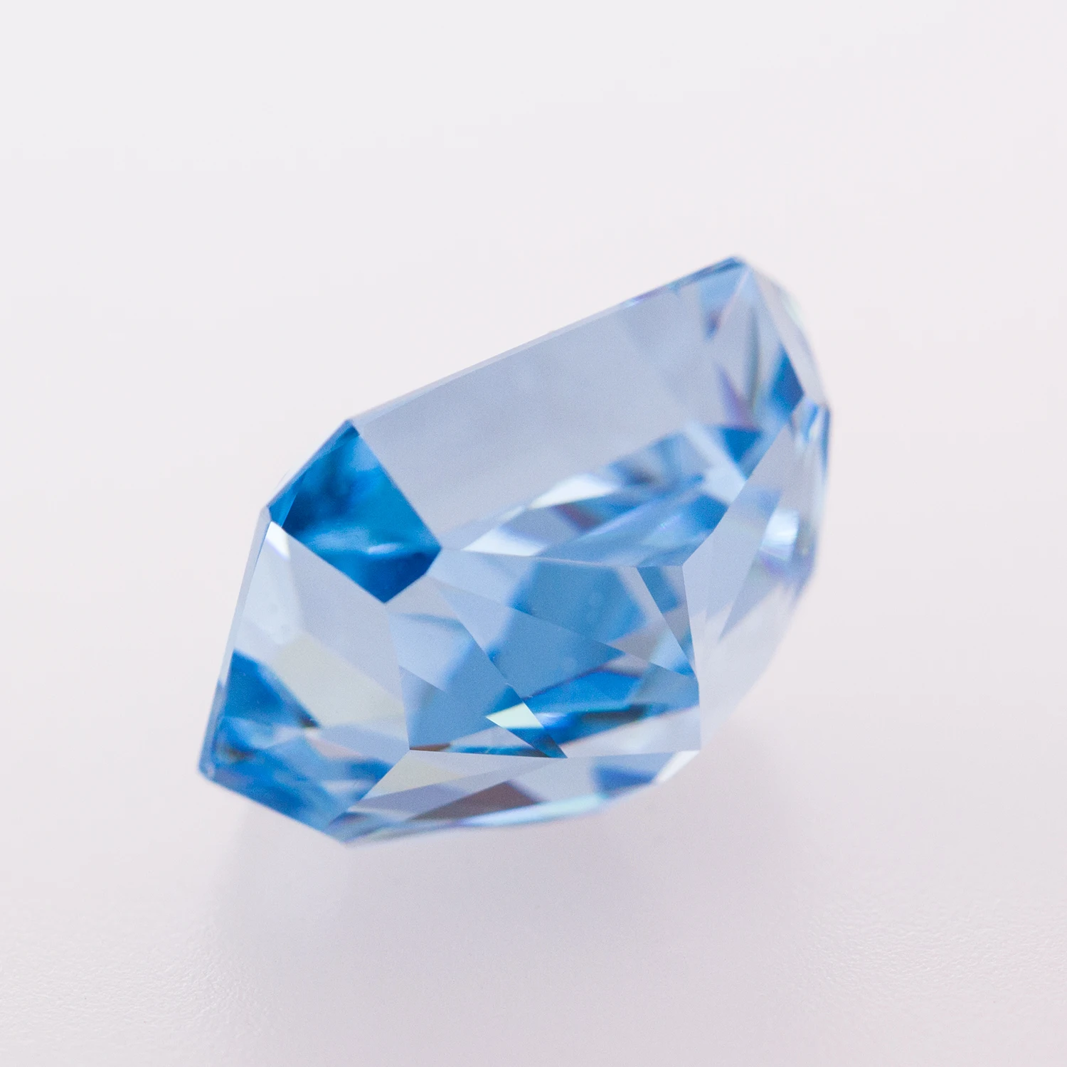 Letmexc Ice Blue с высоким содержанием углерода бриллиантами и кубическим цирконием CZ