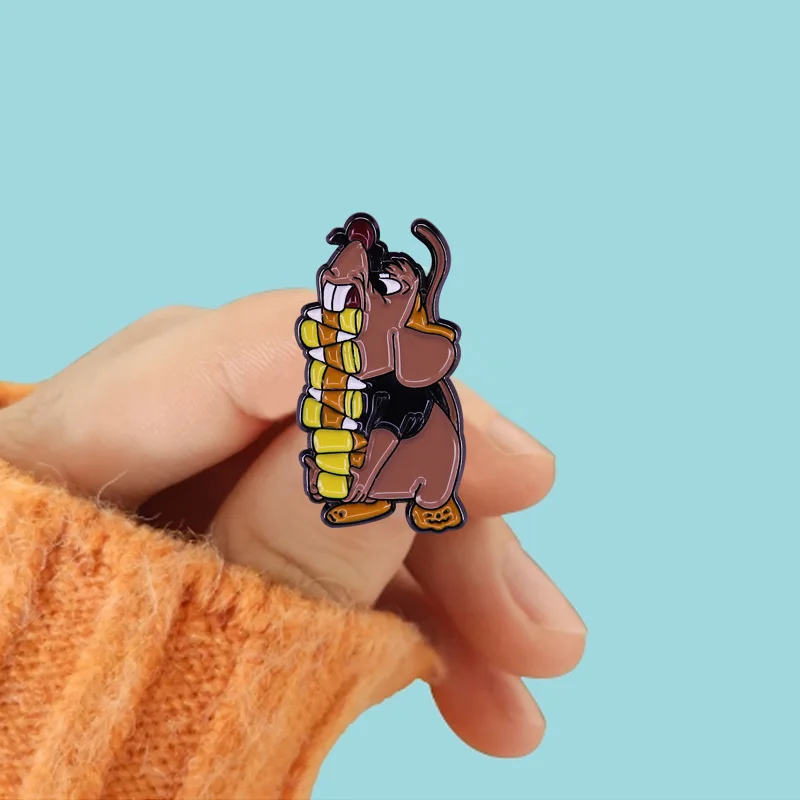 Шерстяная булавка мамонта животное слон ледяной возраст млемовая брошь