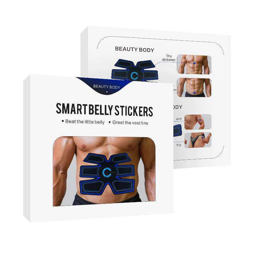 

Abs Stimulator Muscle Toner Abdominal Muscle Training Device Battery Powered for Fitness Workout