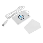 NFC считыватель USB ACR122U бесконтактная смарт-карта ic и писатель rfid Копир Дубликатор 5 шт. UID сменная бирка карта брелок