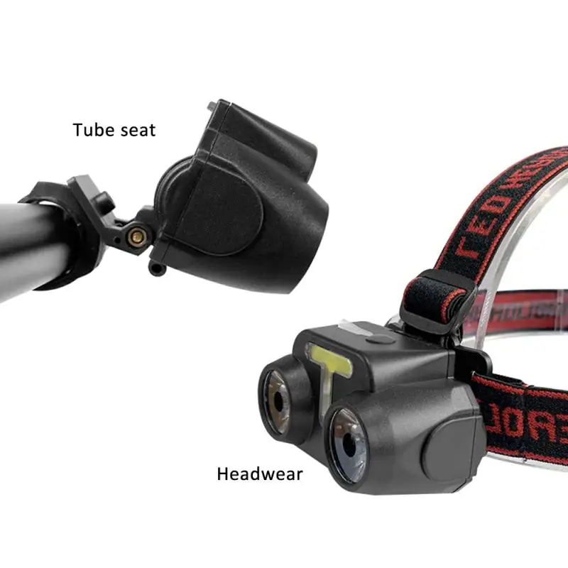 Велосипед Т-образный светильник USB Перезаряжаемые велосипедный головной