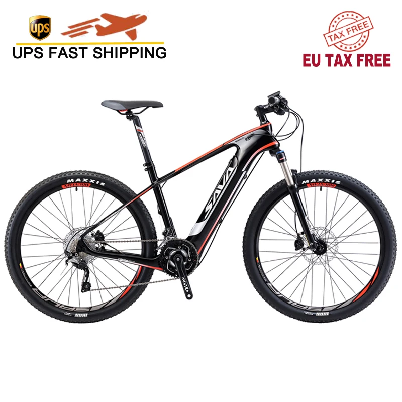 Электрический велосипед SAVA для взрослых углеродный горный мощный