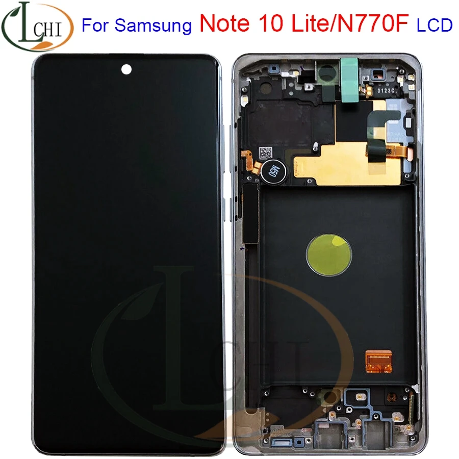

For Samsung Galaxy Note 10 lite Lcd N770F/DS N770F/DSM with Frame Display Touch Screen Digitizer For Samsung note10 lite N770
