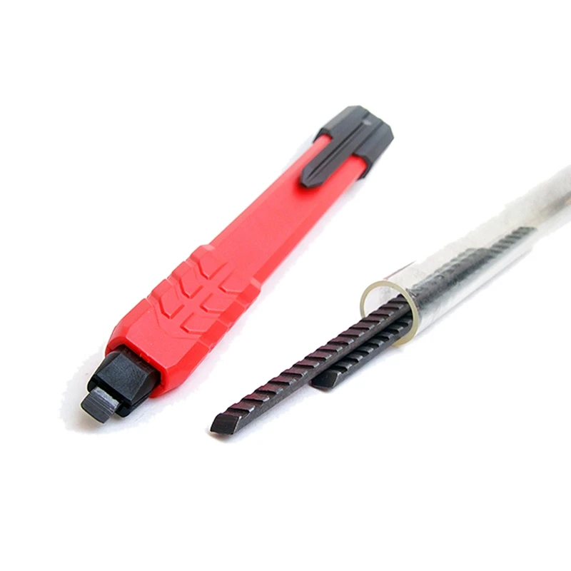 

Automatic Woodworking Pen With 2 Refills, Flat Lead, Durable Woodworking Pencil,Carpenter Pencils