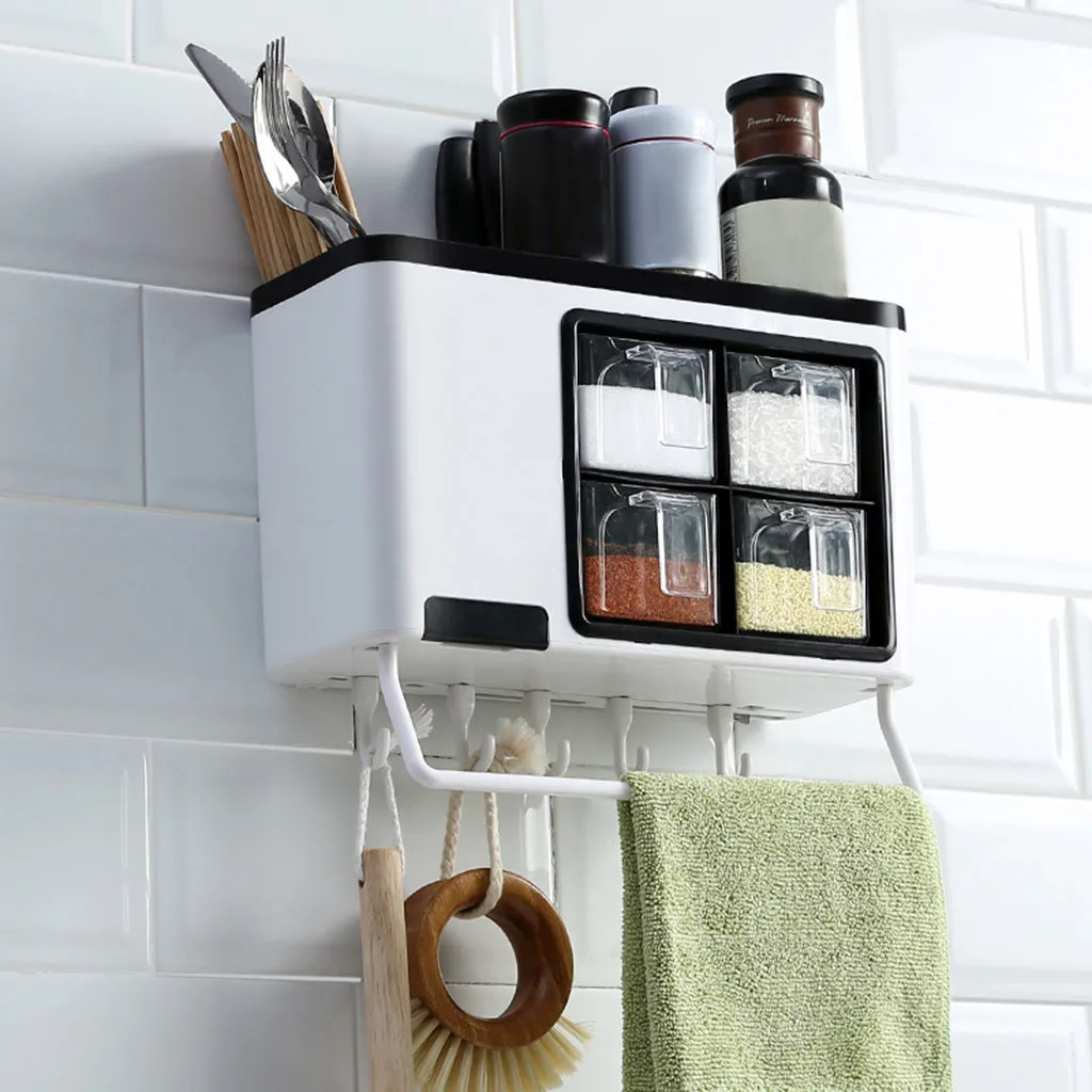 Новое поступление пластиковая многофункциональная полка для кухни с