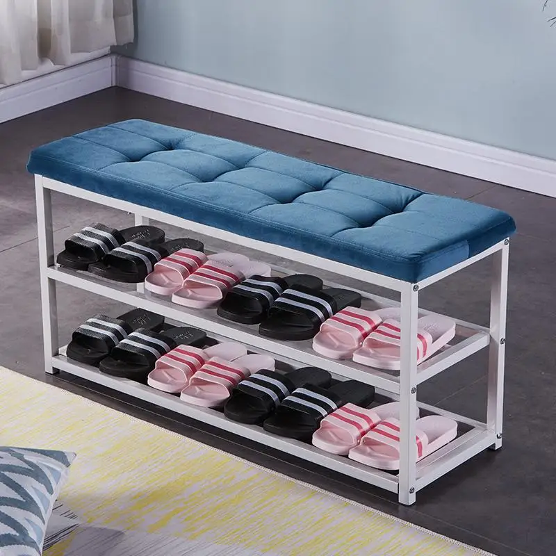  Multifunctional shoe stool creative storage rack dormitory can sit sofa rectangular home locker |