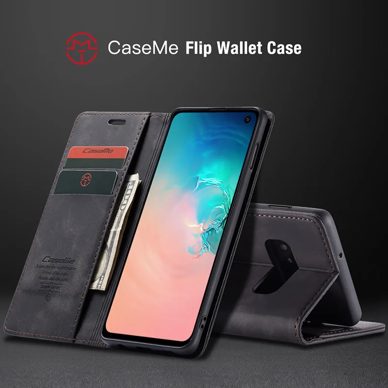 Роскошный Магнитный кожаный чехол для телефона, сумки для samsung S8 S9 S10 Note10 Plus 5G, винтажный флип-чехол для телефона Galaxy A30 A40 A50 A70