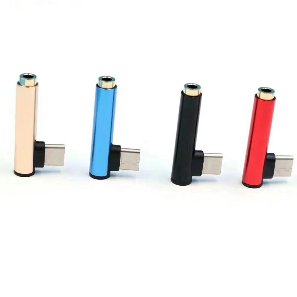 Мини гарнитура для смартфонов женский и мужской маленький наушник AUX кабель Type C