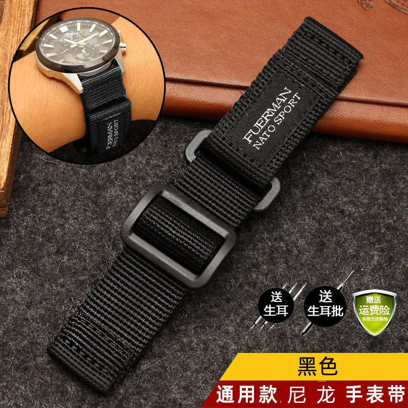 hot top Nylon nato watch strap for S-eiko no.5 007 series sport watchband 20mm 22mm 24mm  nato watch band
