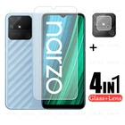 Стекло для Realme Narzo 50A Стекло Закаленное Защитное Прозрачное стекло для Realme Narzo 50A пленка для объектива камеры для Realme Narzo 50A