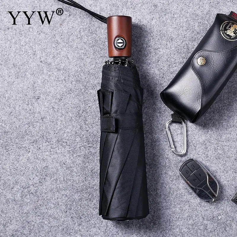 Складной зонт от дождя для мужчин и женщин в подарок виниловая ветрозащитная