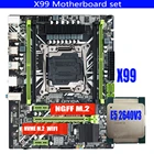 Qiyida X99 материнская плата с Xeon E5 2640 V3 LGA2011-3 CPU поддержка каналов DDR4 3200240021331866 МГц