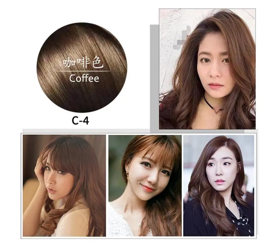 500 мл быстрая черная краска для волос шампунь натуральный черный краситель