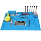 S-170 S-160 S-150 S-140 с магнитной теплоизоляцией Силиконовая паяльная площадка Коврик Платформа для обслуживания стола для станции ремонта