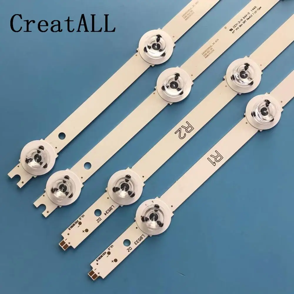 Светодиодная лента для подсветки LG тонкий светильник DRT Rev0.2 6916L-1811A Напольная