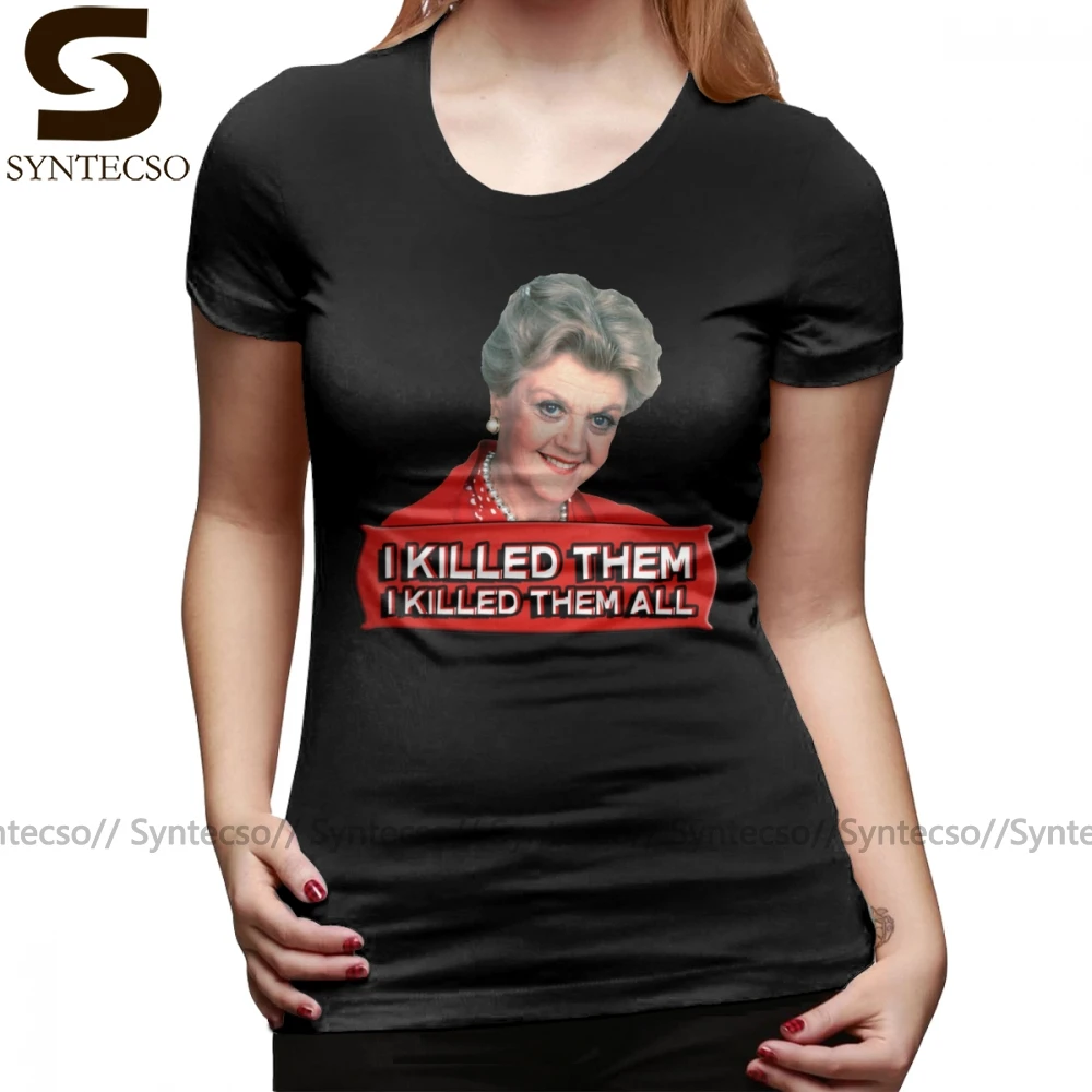 Футболка Nerdy с Ангелой лансбери Флетчер убийца она написала исповедь я их все