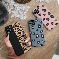 ottwn fashion leopard print phone case for iphone 12 13 pro max 11 13 pro max xr xs max 8 7 6 6s plus se 2020 soft tpu cover