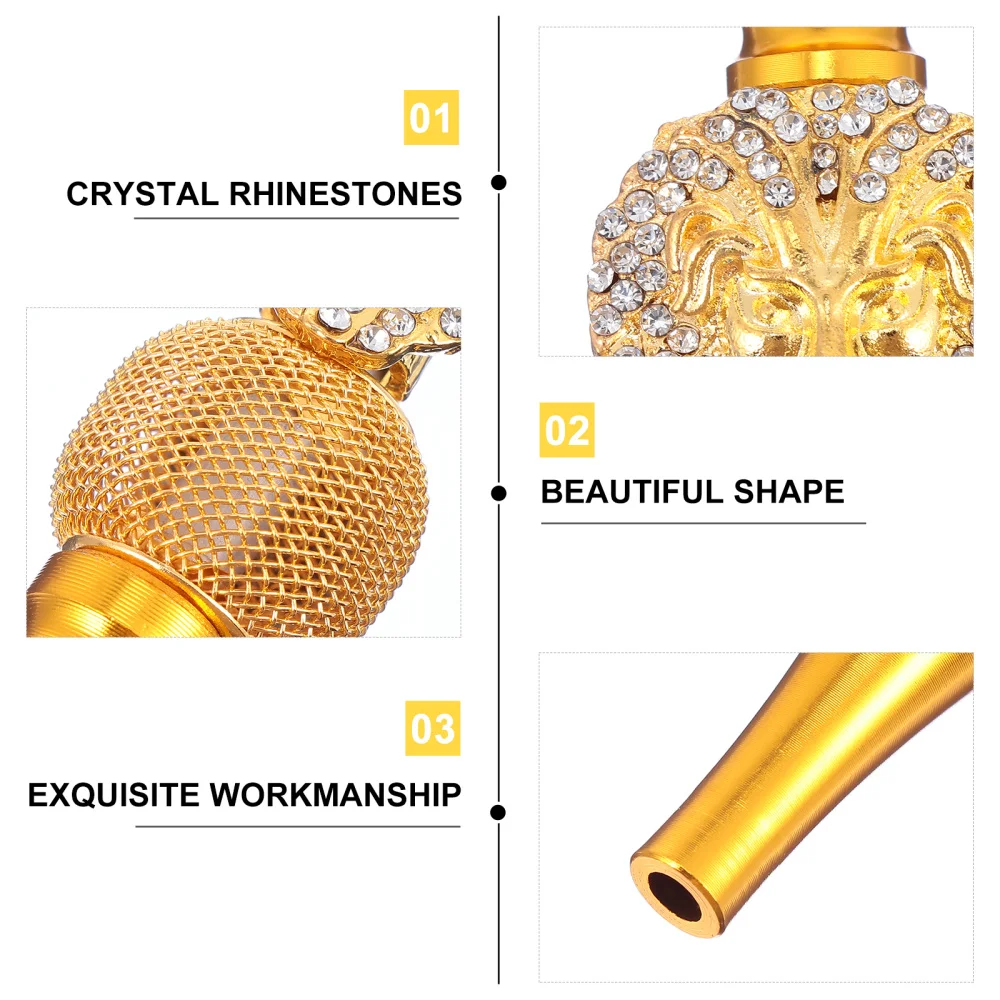 

1pc Shisha Mouthpiece Hookah Aluminum Alloy Mouth Tip Hookah Suction Nozzle