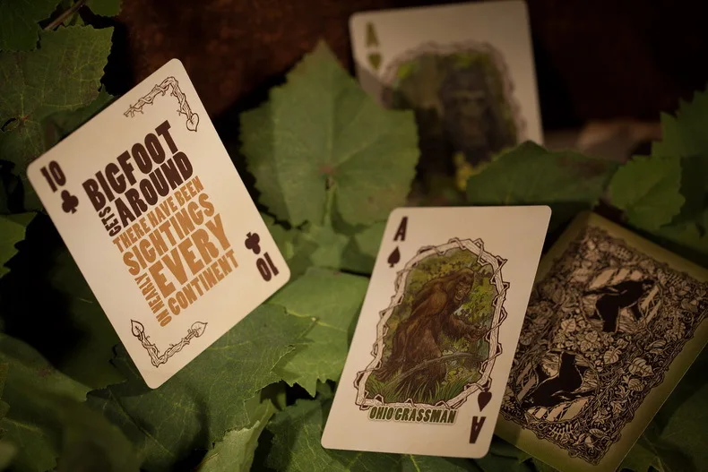 1 колода велосипед BigFoot игральные карты размер покера USPCC волшебные Новые