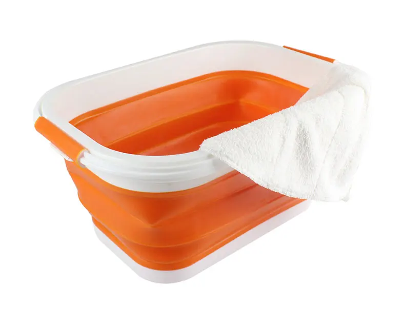 

Foldable Portable Travel Washbasin Plastic Home Basin Footbath Wash Clothes Basin Food Container Kitchen Accessories 12L