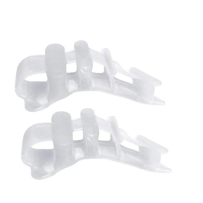 

2PCS Toe Separator Silicone Gel Hammer Toes Corrector Straightener Durable Soft Thumb Alleviate Pain Spreader Forefoot pad