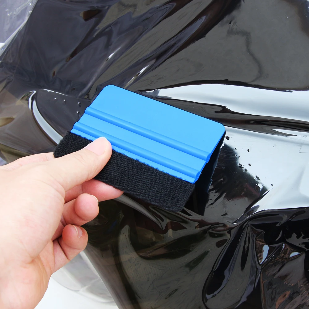 Разноцветная виниловая пленка из окна автомобиля скребок льда чистящие салфетки