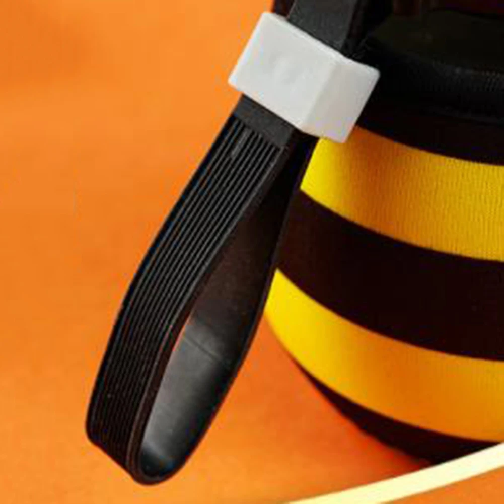 Стеклянная бутылка для воды 300 мл мультяшная Милая пчела божья коровка