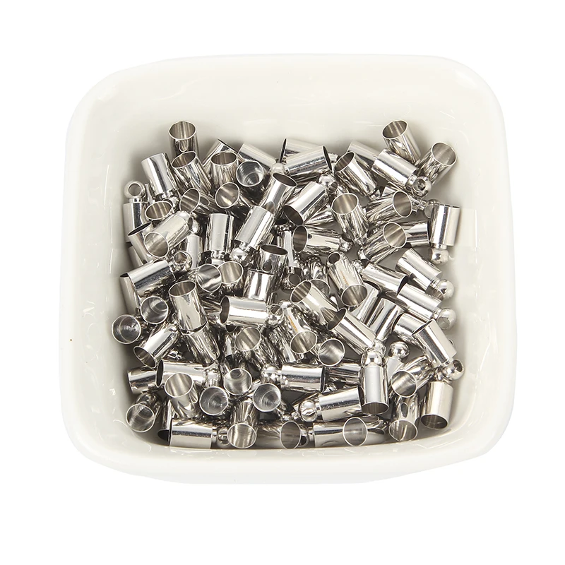 100 шт. Концевики для бижутерии 4 5 мм|Ювелирная фурнитура и компоненты| |